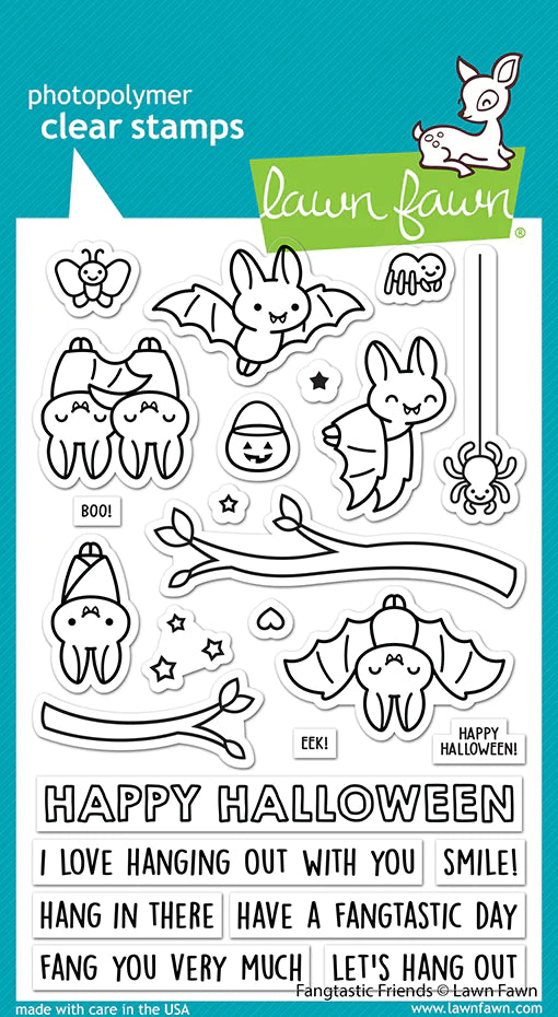 Lawn Fawn Fangtastic Friends Stamps Set