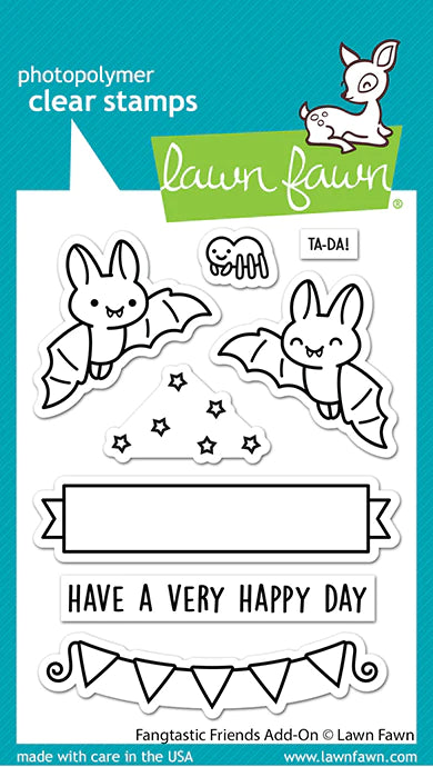 Fangtastic Friends Add On Stamps by Lawn Fawn