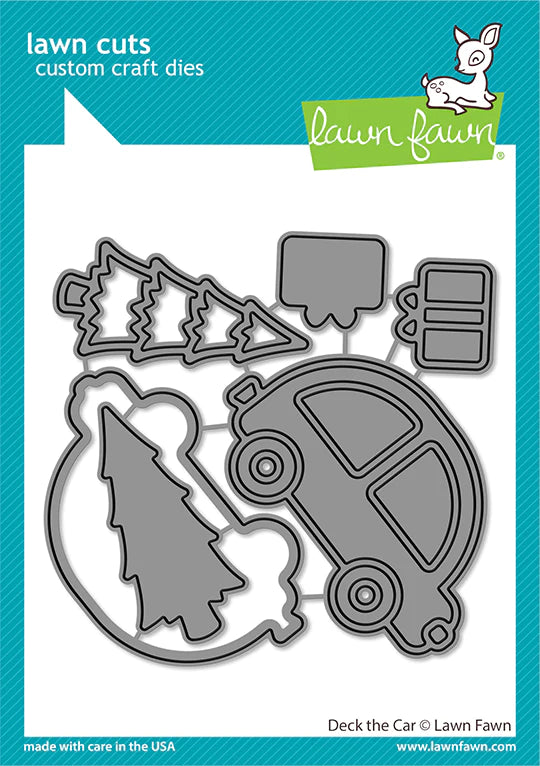 Deck the Car Christmas Dies by Lawn Fawn