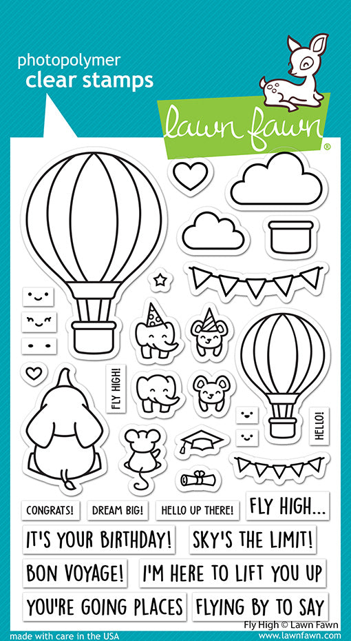 Lawn Fawn Fly High Stamps