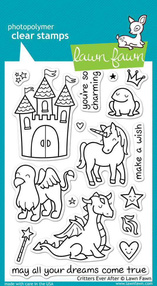 Lawn Fawn Critters Ever After Clear Stamp Set