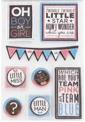 Gender Reveal 3d Stickers