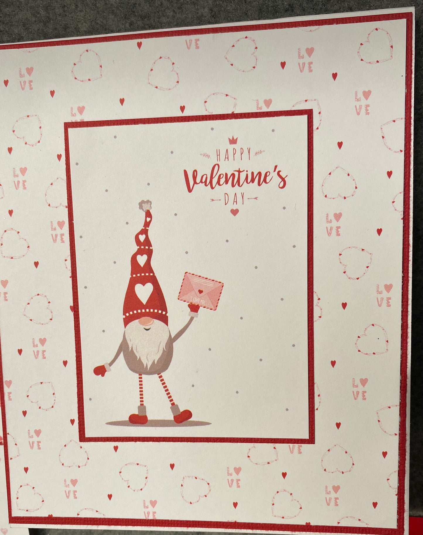 Valentine Gnome Card