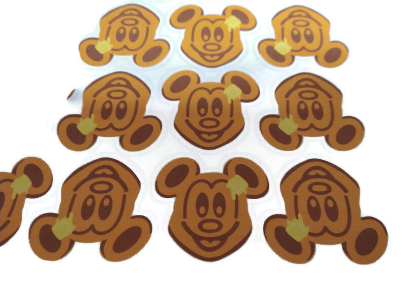 Mickey Waffle Sticker Mickey Mouse Waffles Stickers - 10 Pieces – Country Croppers