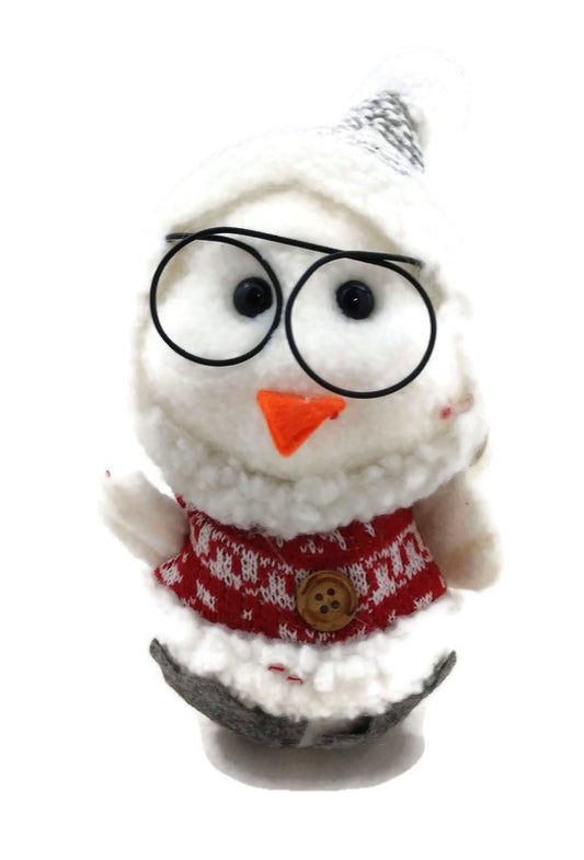 Winter Snow Owl Ornament
