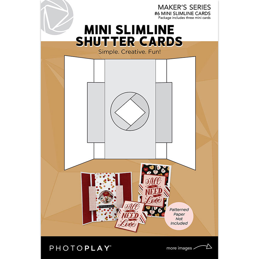 Mini Slimline Shutter Card Bases – Country Croppers