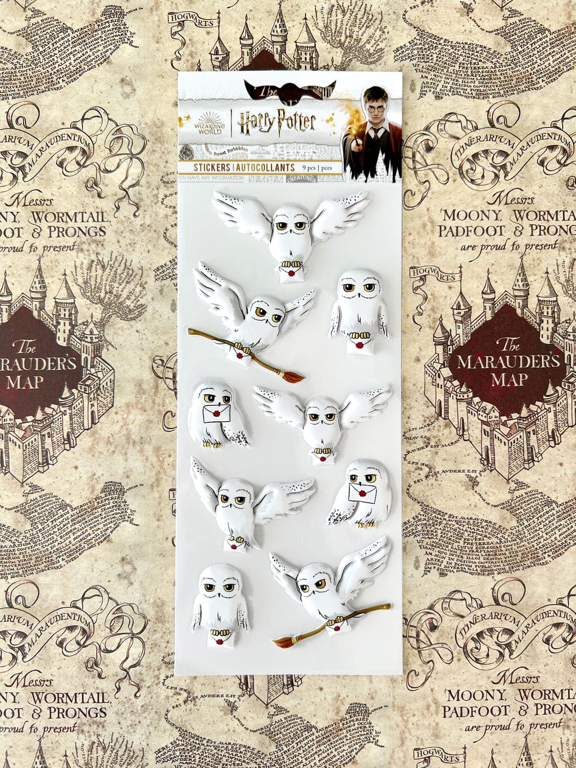 Harry Potter Hedwig Puffy Stickers