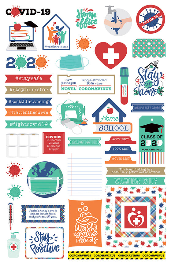 Quarantine Life Ephemera Die Cuts