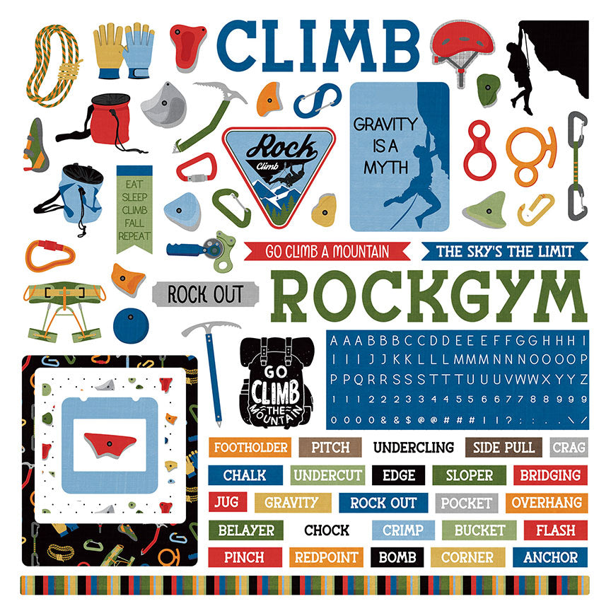 Rock Climbing Stickers