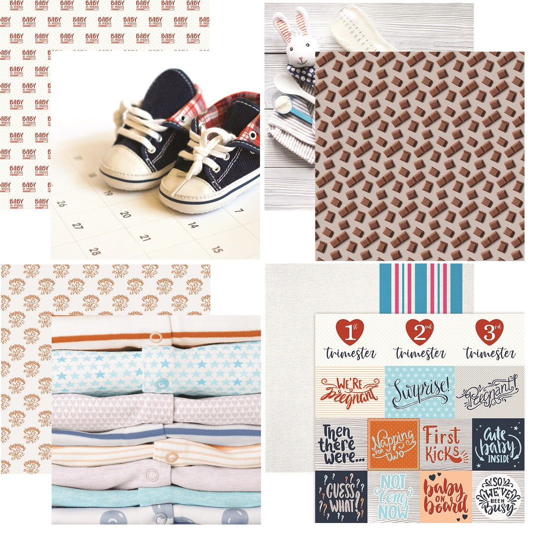 Bump to Baby Scrapbook Papers by Reminisce