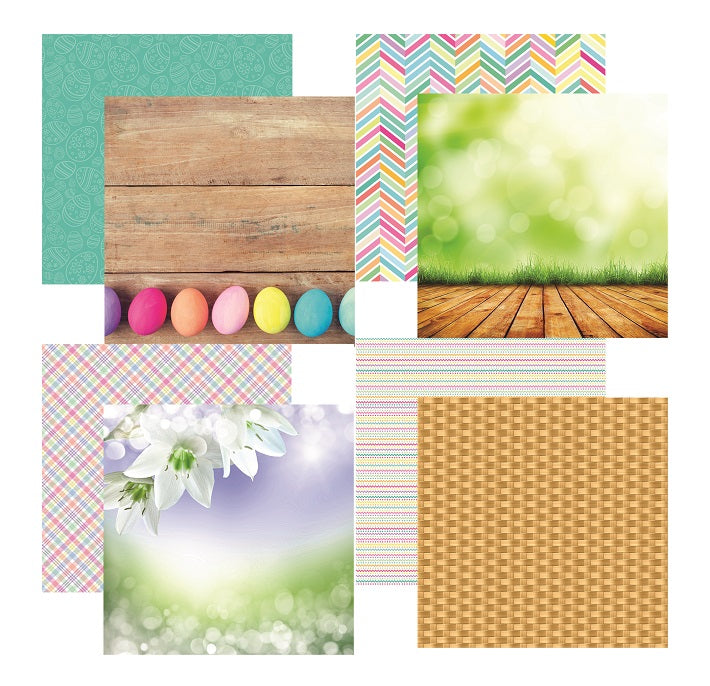 Reminisce Easter Time Scrapbook Papers Set