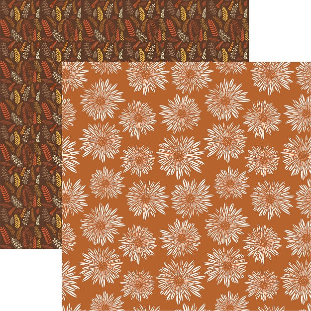 Fall Into Fall Blessed Scrapbook paper by Reminisce