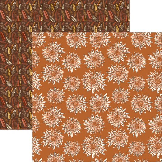 Fall Into Fall Blessed Scrapbook paper by Reminisce