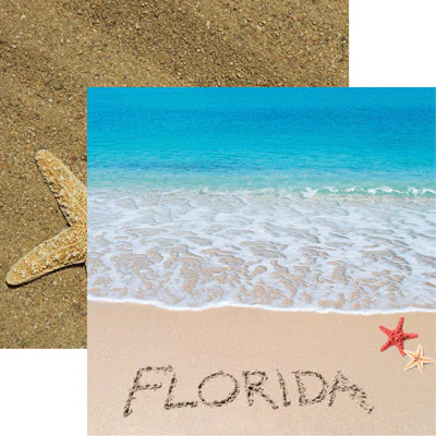 Florida Beach Scrapbook Paper