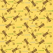 Jumpin' Monkeys- Monkey Business 12x12 Scrapbook Paper - 4 Sheets