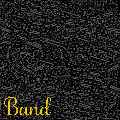 Music Band Scrapbook Paper