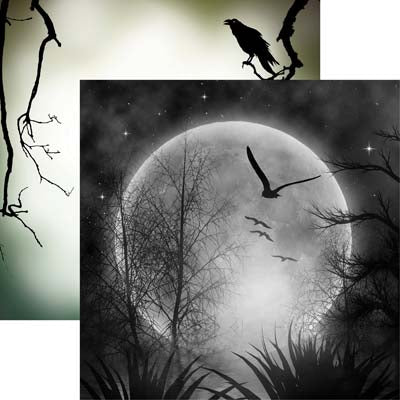Reminisce Full Moon Spooky Nights Paper