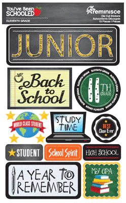 Junior 11th Grade Scrapbook Stickers