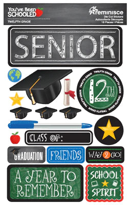 Senior Year 12th Grade Stickers