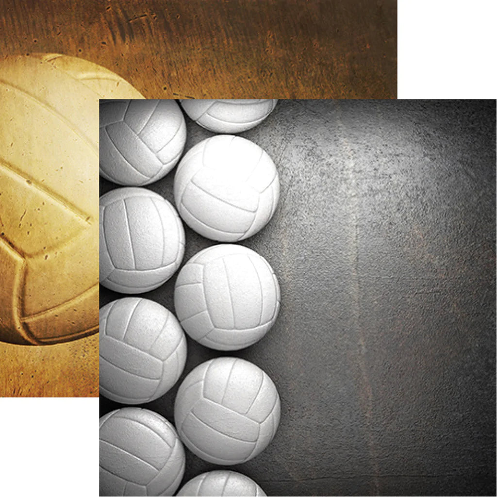 Volleyball Border - The Volleyball Collection Scrapbook Paper