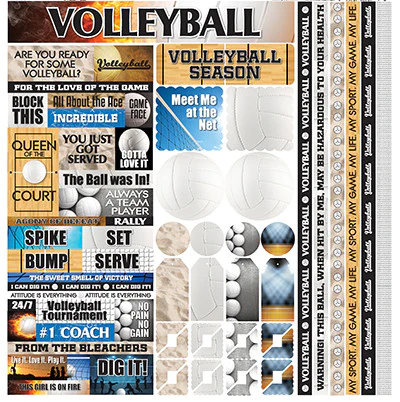 Reminisce The Volleyball Collection Stickers