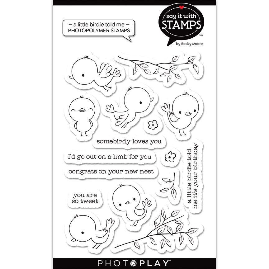 A Little Birdie Told Me Stamps