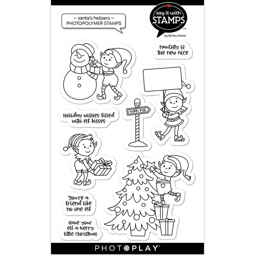 Say It With Stamps Santas Helper Stamps