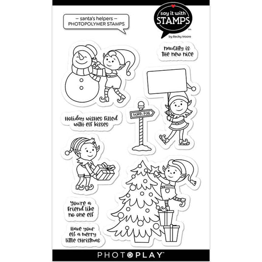 Say It With Stamps Santas Helper Stamps