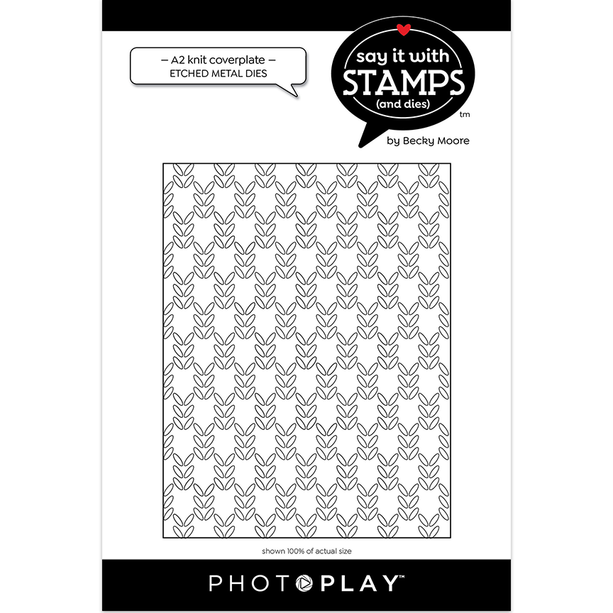 Photo Play Knit Coverplate Die
