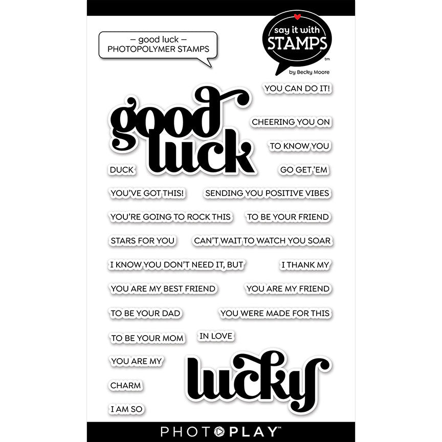 Good Luck Lucky Stamps by Photo Play