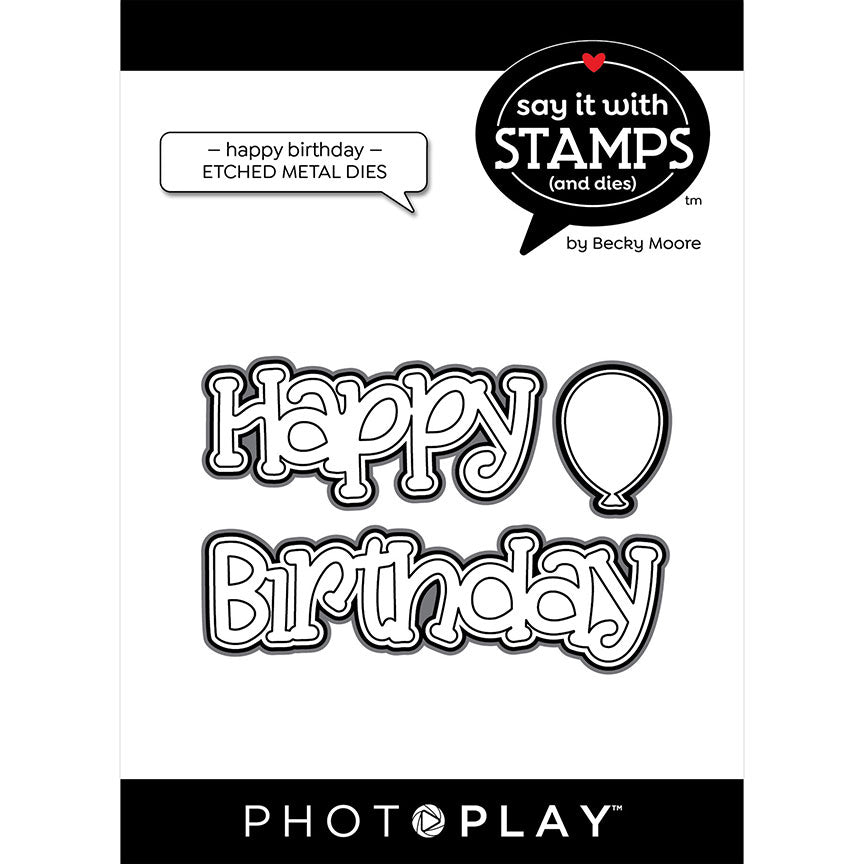Happy Birthday Dies Set