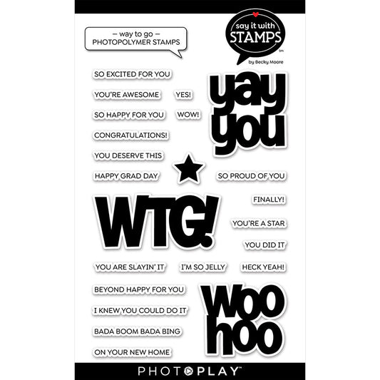 Way to Go Stamps Set by Photo Play