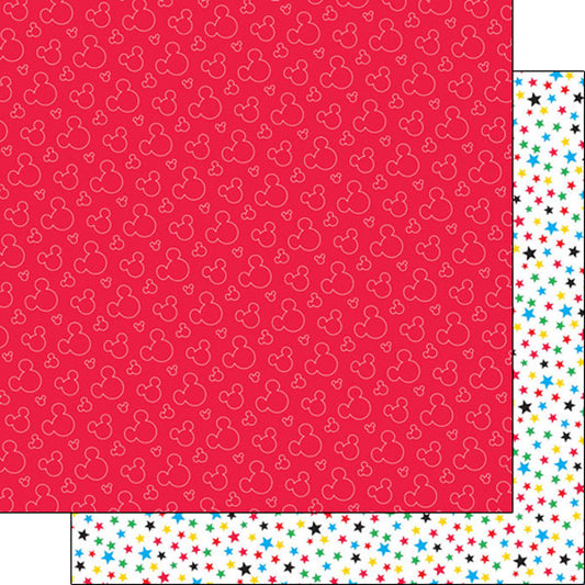 Magical Mouse Ears Scrapbook Paper 12x12