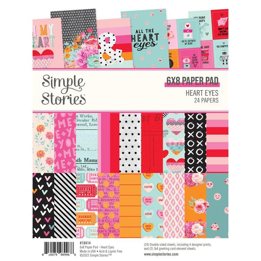 Heart Eyes 6x8 Paper Pad - 24 Sheets by Simple Stories