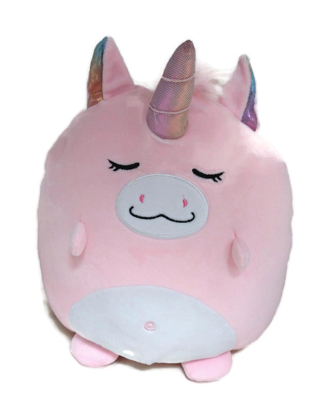 Pink Squishy Wishy Unicorn Plush