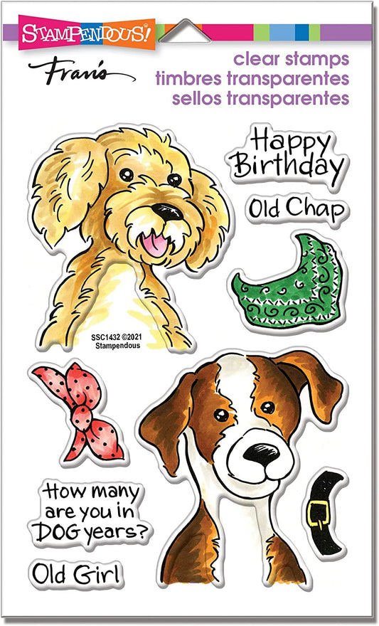 Stampendous Dog Years Clear Stamps