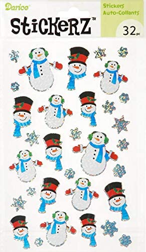 Snowman and Snowflakes Stickerz by Darice