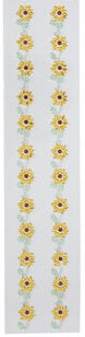 Sunflower Rhinestone Border Stickers
