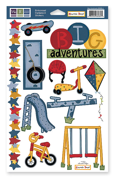 Big Adventures Embossed Stickers Set – Country Croppers