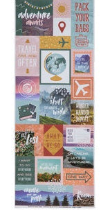 World Traveler Stickers