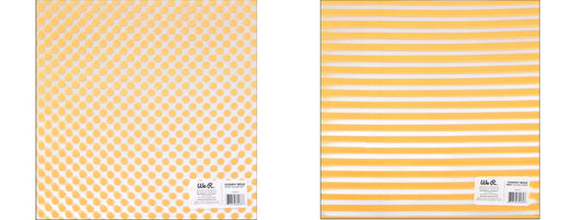 Yellow patterned acetate paper