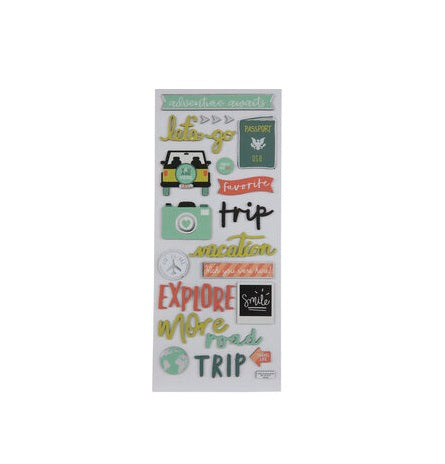 Adventure Awaits Travel Stickers