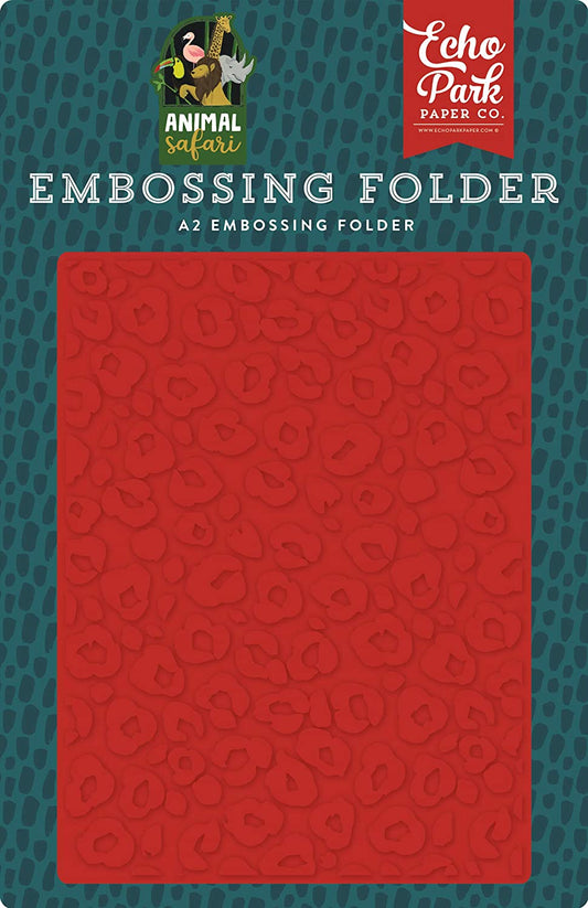 Animal Safari Leopard Print Embossing Folder