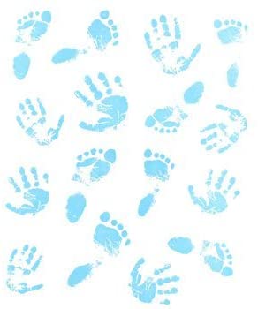 Baby Boy Hand and Feet Stickers