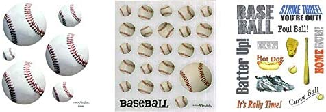 Baseball Stickers Assortment - 3 Sheets