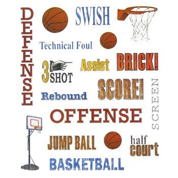 Basketball Icon Stickers