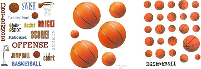 Basketball Stickers Set - 3 Different Sheets – Country Croppers
