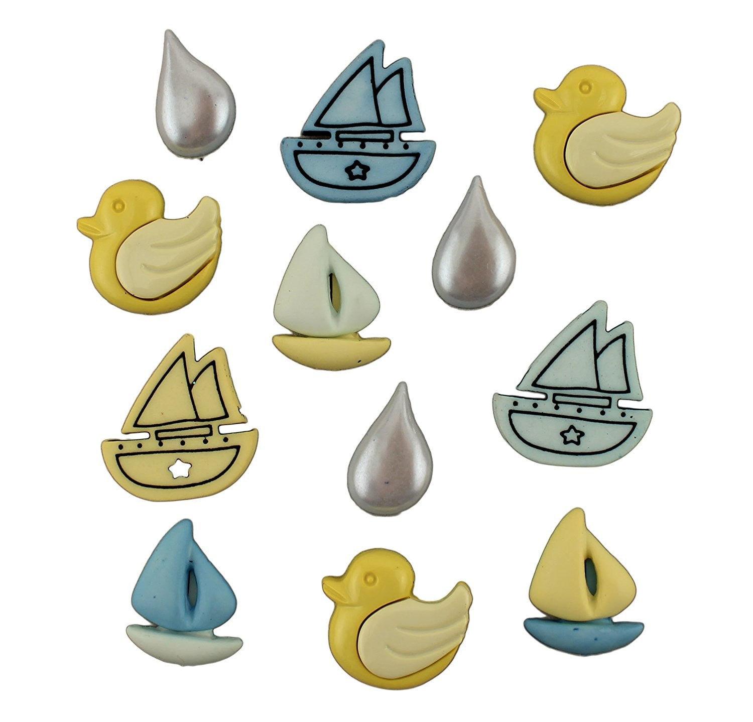 Baby Bath Tubby Time Theme Buttons – Country Croppers