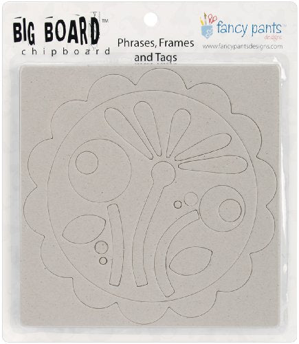 Phrases/Frames/Tags Big Board Chipboard 6x6 by Fancy Pants