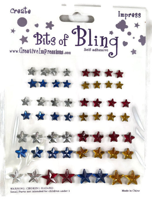 Bits of Bling 4th of July Star Scrapbook Stickers